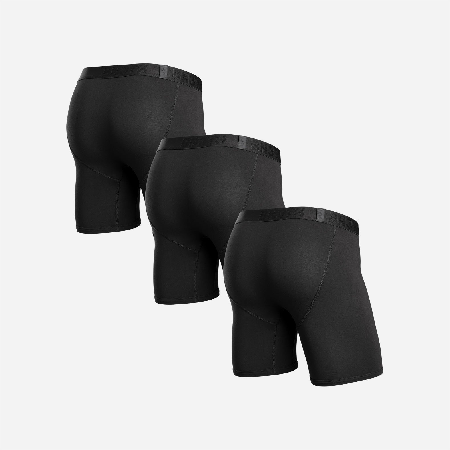 CLASSIC BOXER BRIEF: BLACK 3 PACK