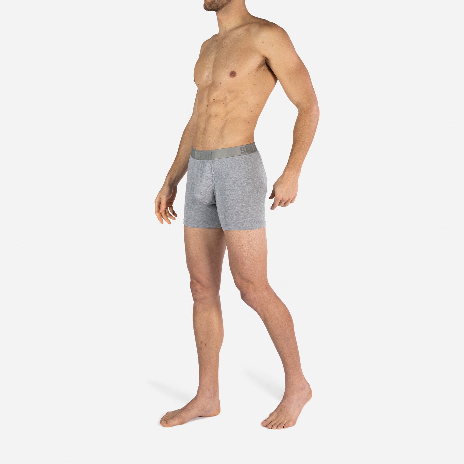 Essentials Boxer Brief: Heather Gray