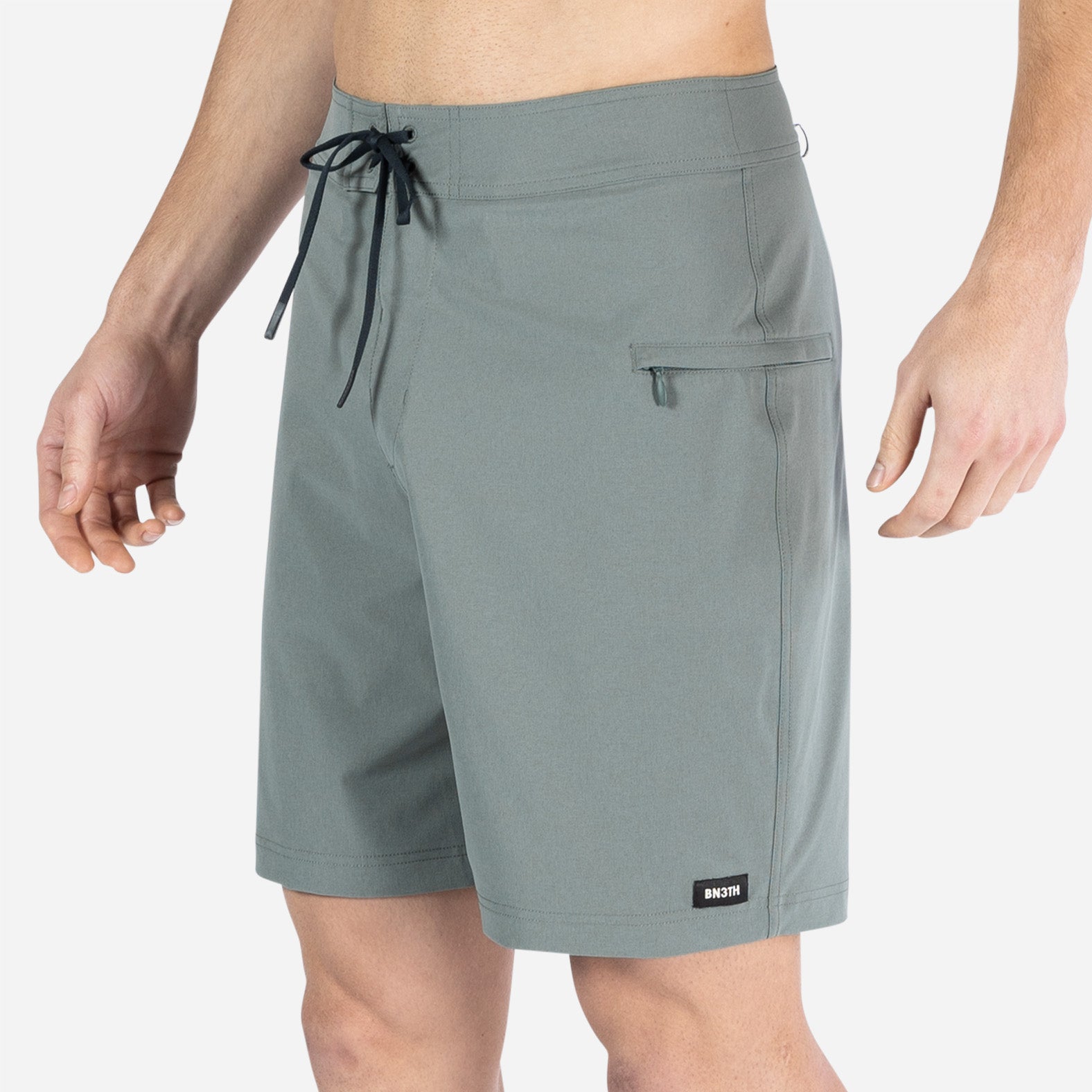 Hightide Boardshort 2N1: Balsam Gray