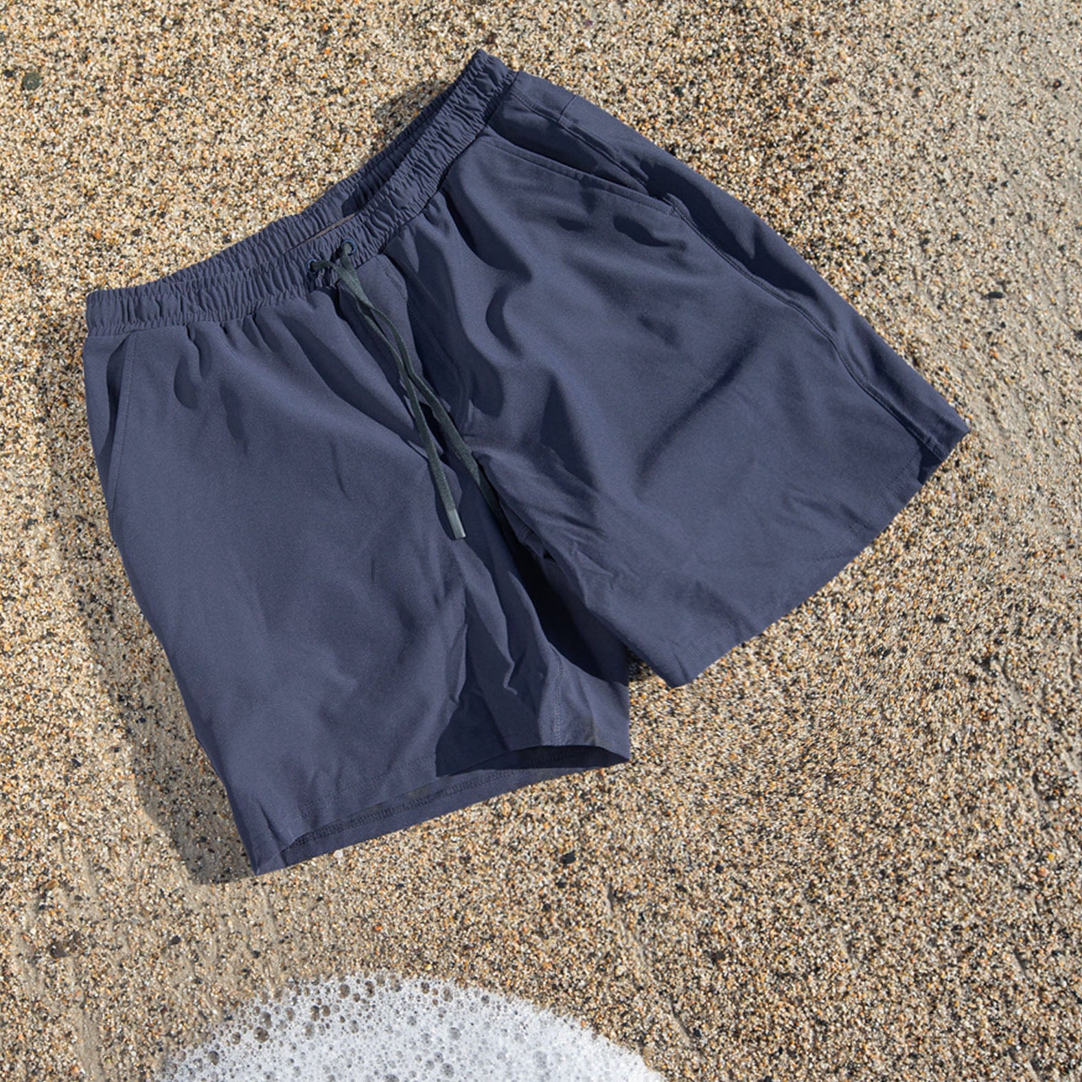 AGUA VOLLEY 2n1 SWIM SHORT 7": DARK NAVY
