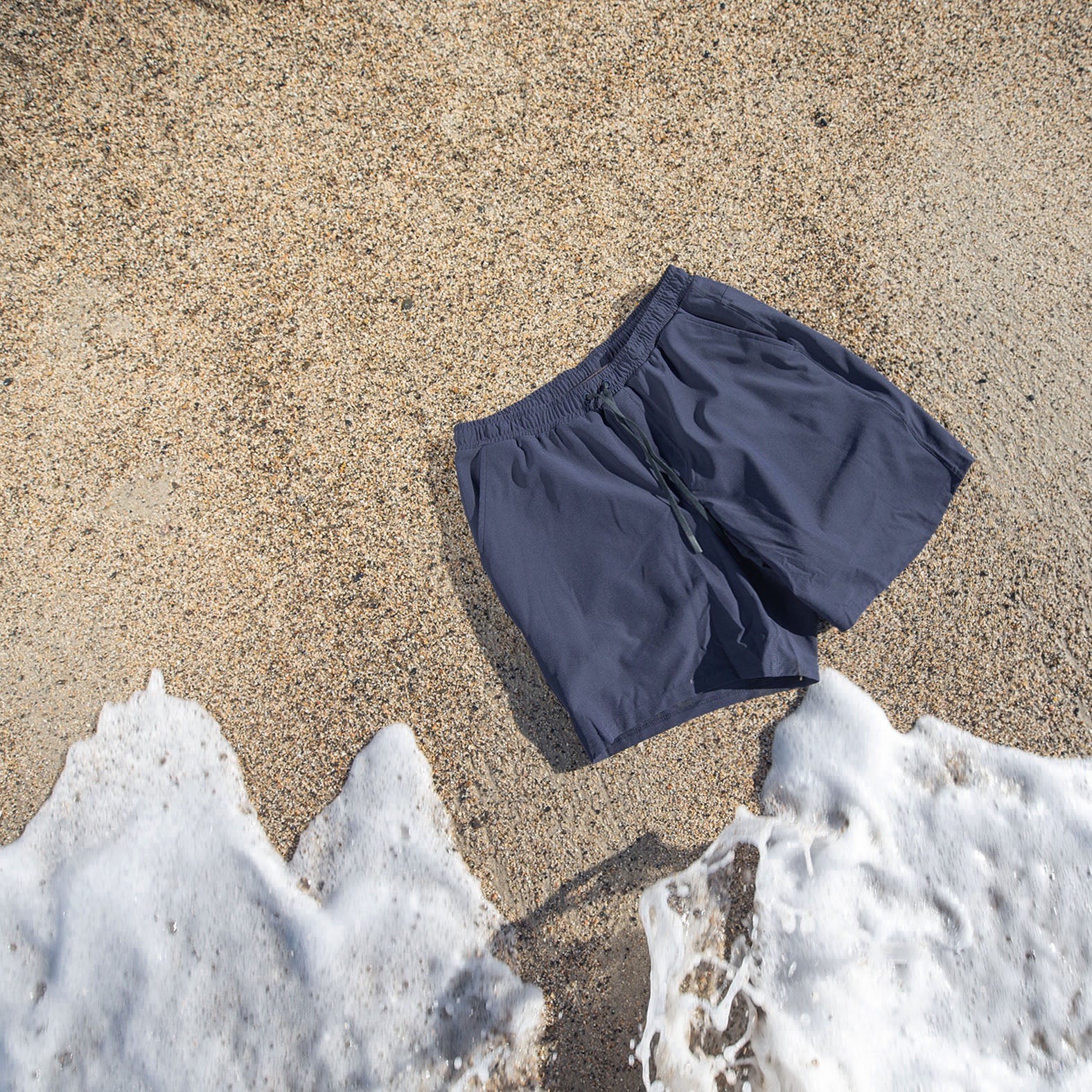 AGUA VOLLEY 2n1 SWIM SHORT 7": DARK NAVY