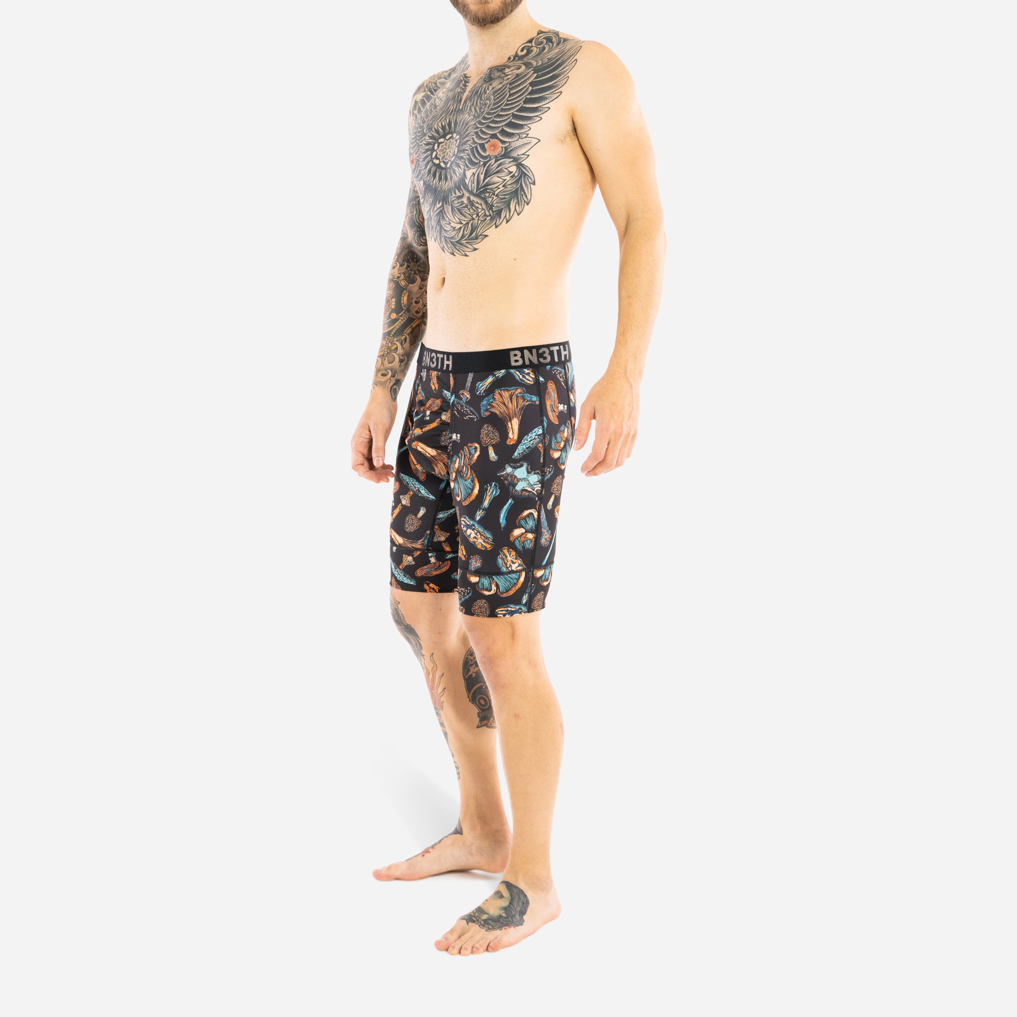 NORTH SHORE BIKE LINER SHORT: MUSHROOM BLACK