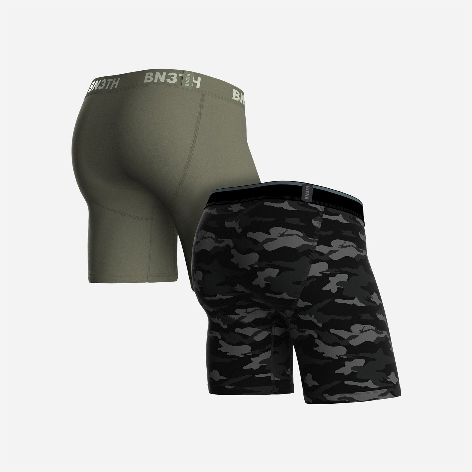 Classic Icon Boxer Brief: Pine/Covert Camo 2 Pack