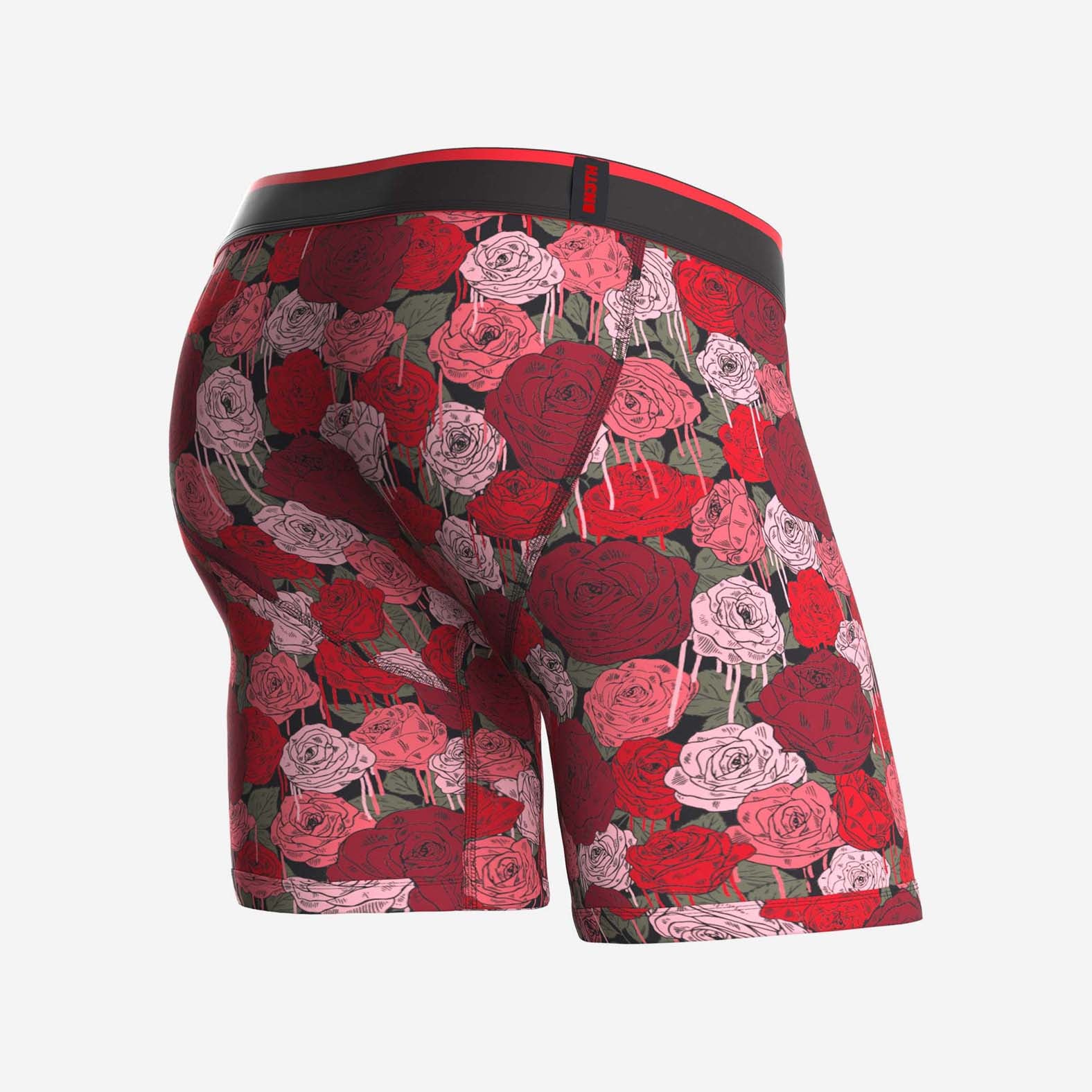 CLASSIC BOXER BRIEF: BLEEDING HEARTS RED