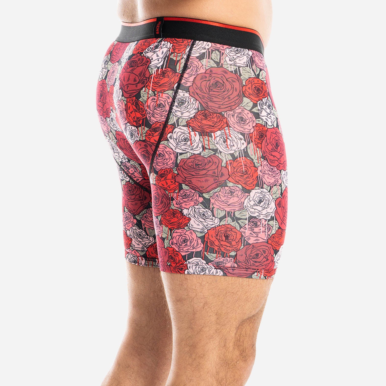 CLASSIC BOXER BRIEF: BLEEDING HEARTS RED