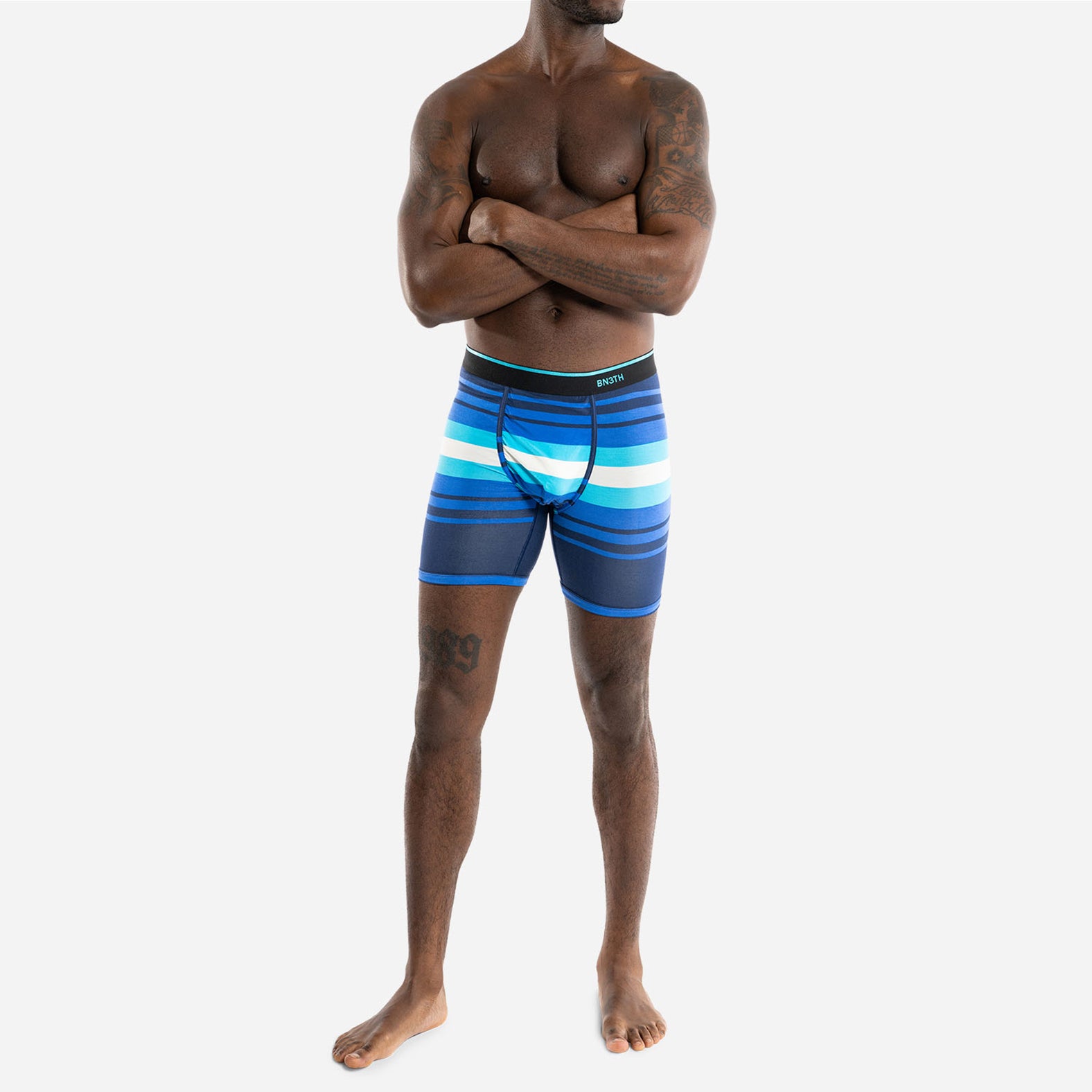 CLASSIC BOXER BRIEF: SUNDAY STRIPE BLUE