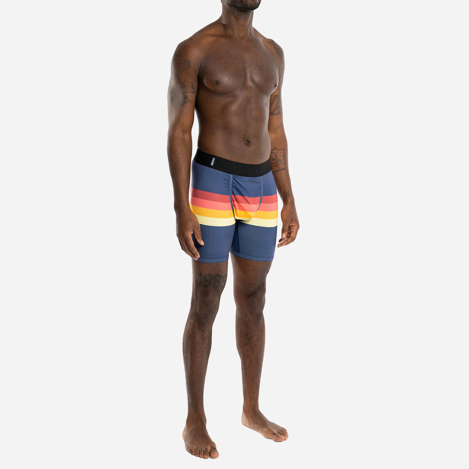 ENTOURAGE BOXER BRIEF: RETROSTRIPE NAVY