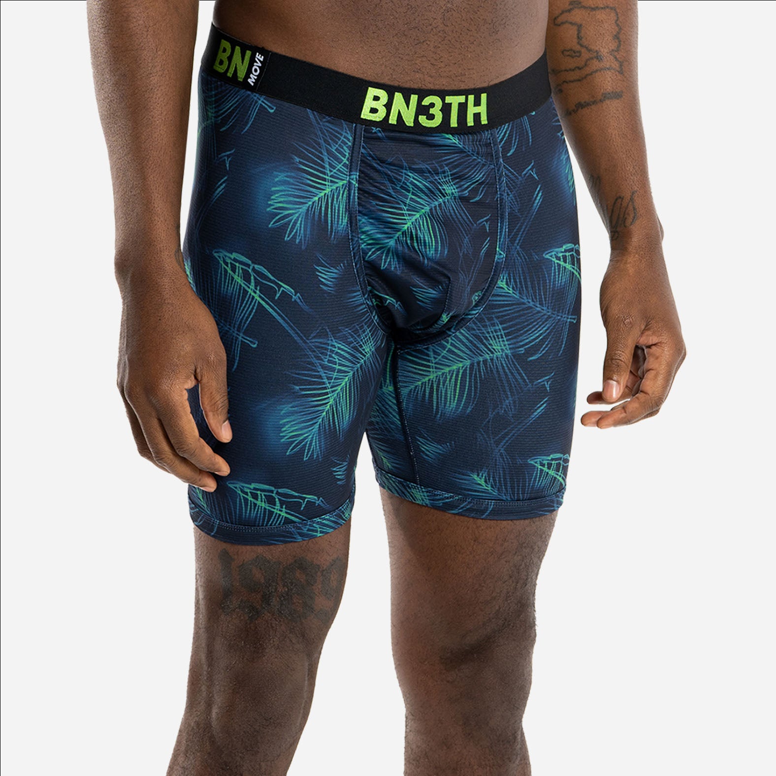 PRO BOXER BRIEF: JUNGLE BLUR DARK NAVY