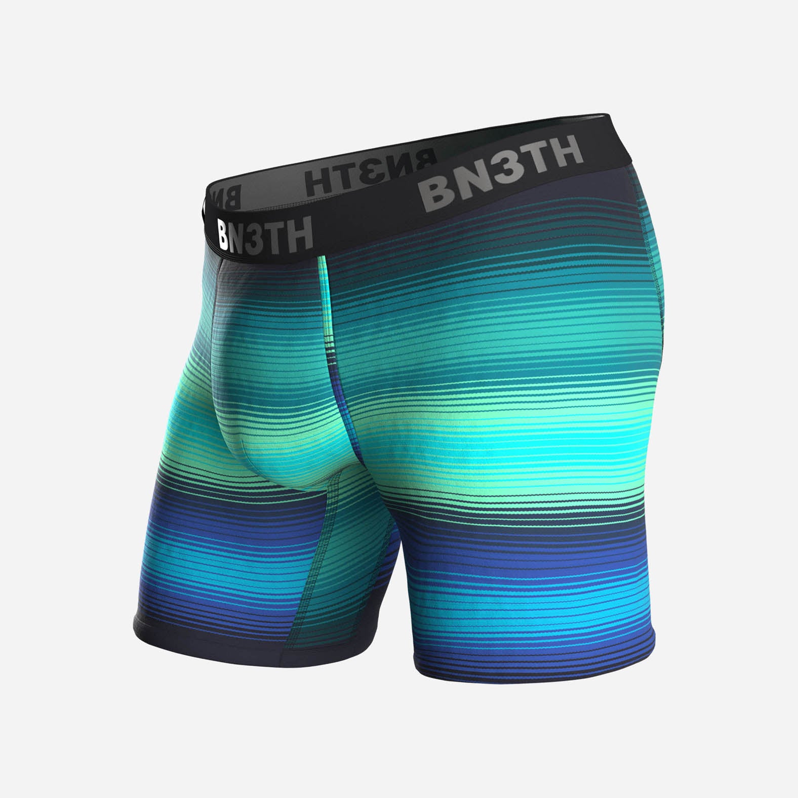 PRO BOXER BRIEF: RHYTHM STRIPE OCEAN