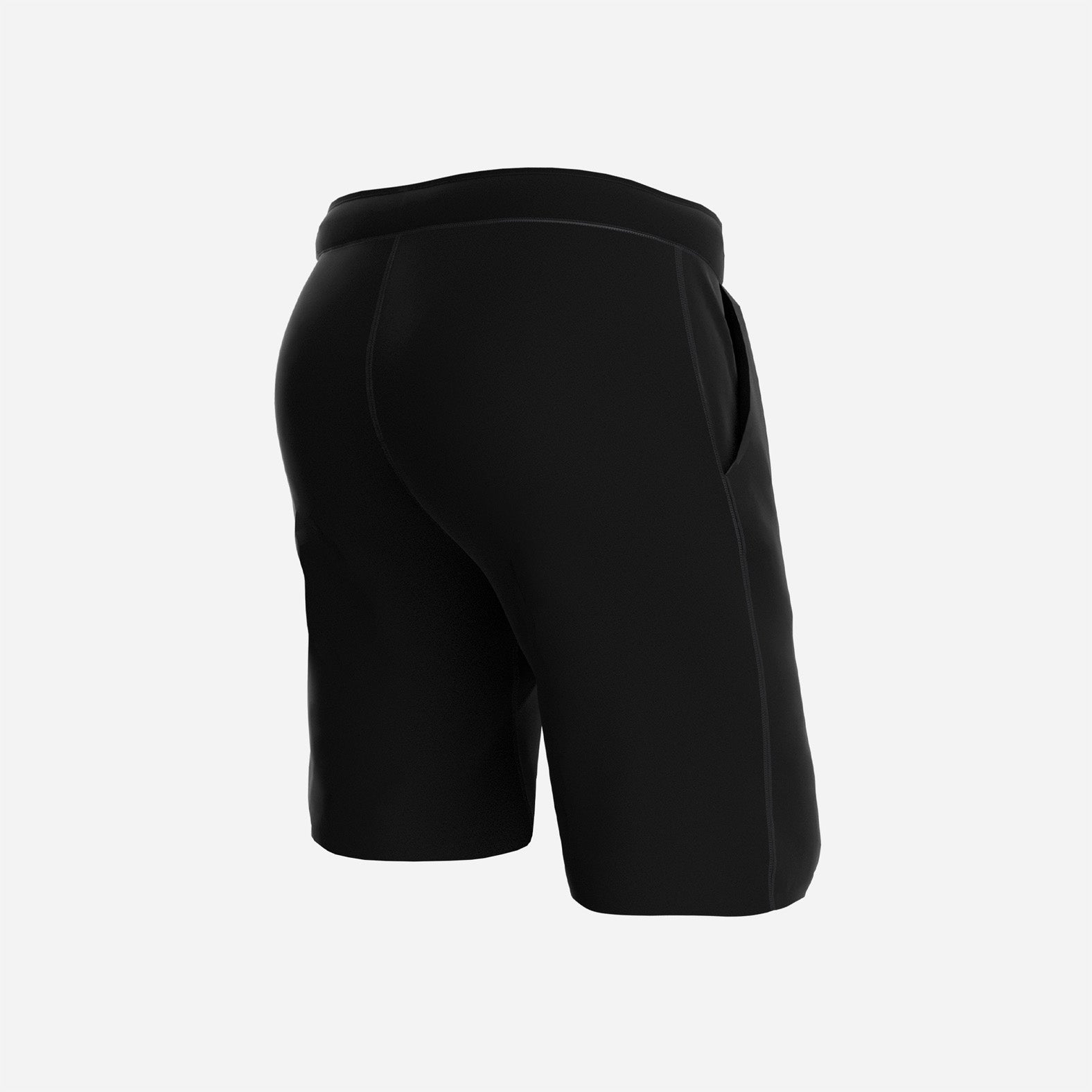 PJ SHORT: BLACK WITH 10" INSEAM