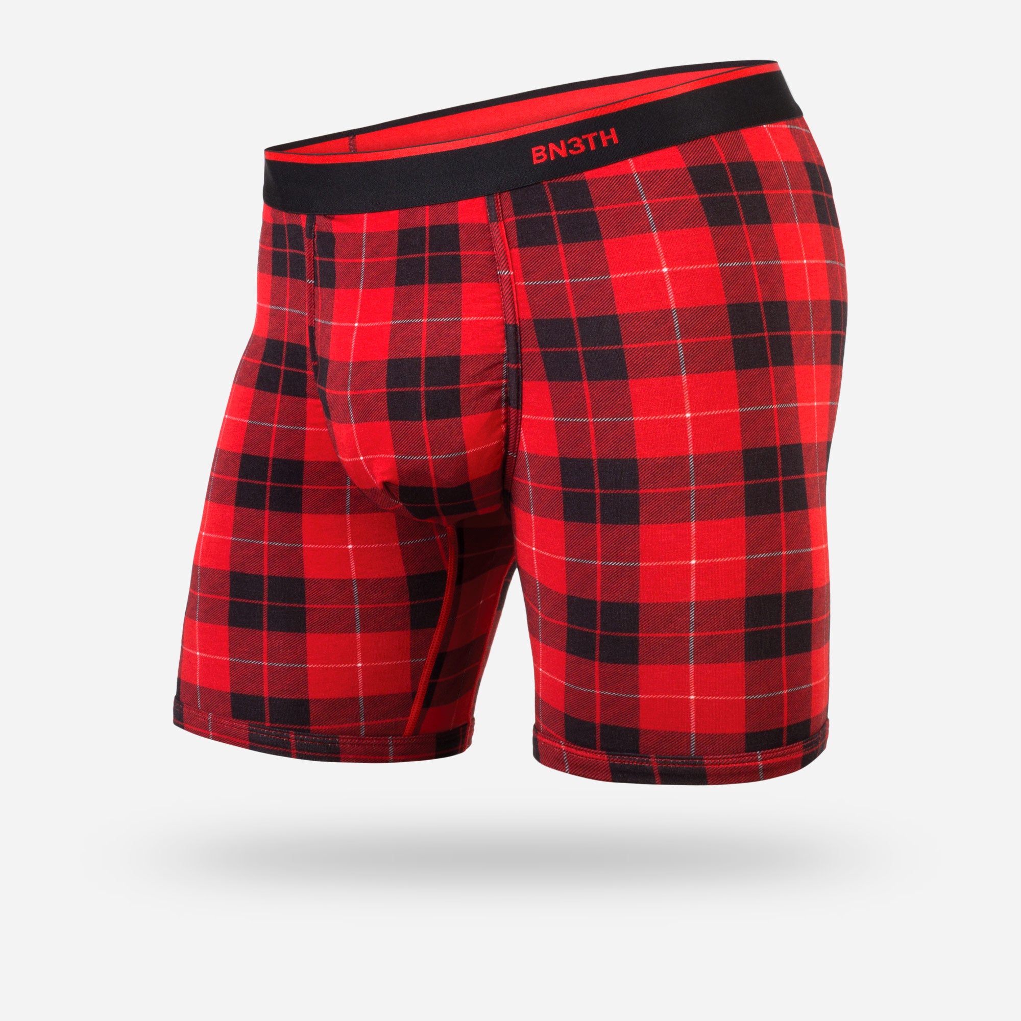 CLASSIC BOXER BRIEF: FIRESIDE PLAID RED