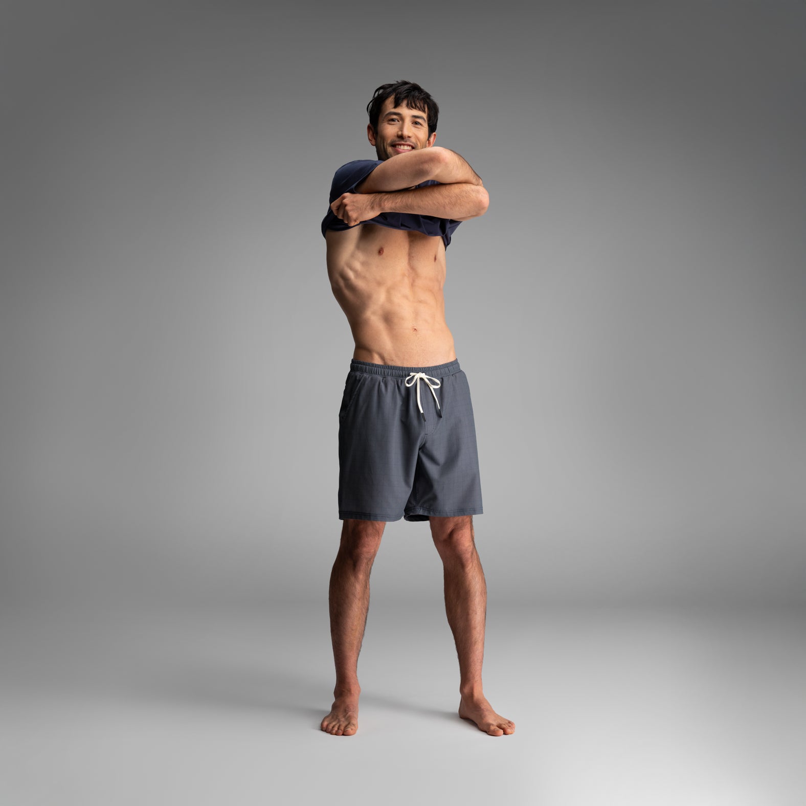 Shoreline 7" Short 2n1 : Artisan Tile - Navy | BN3TH Underwear