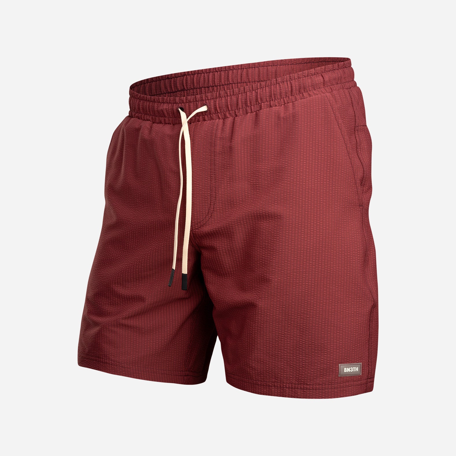 Wave 7" Swim Short 2N1 : Red Mahogany | BN3TH Underwear
