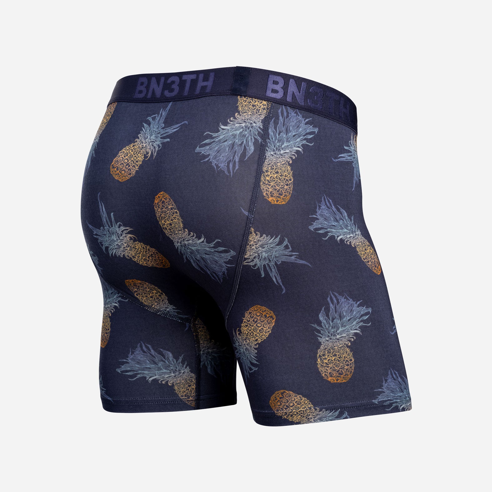 Classic Icon Boxer Brief With Fly: Pineapple Ombre - Dark Navy | BN3TH Underwear
