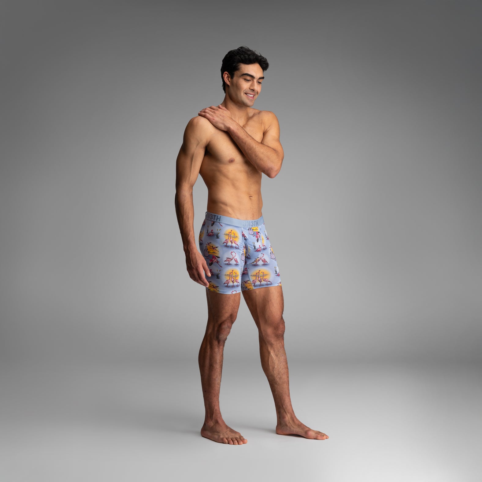 Classic Boxer Brief With Fly Sunset Flock - Forever from BN3TH Underwear