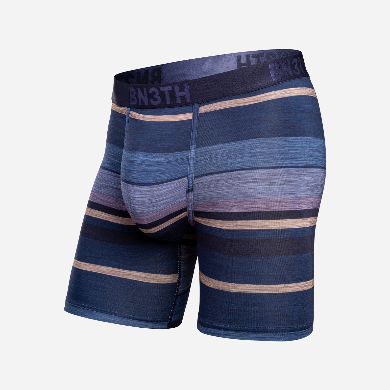 Classic Icon Boxer Brief: Thick Stripe - Navy | BN3TH Underwear
