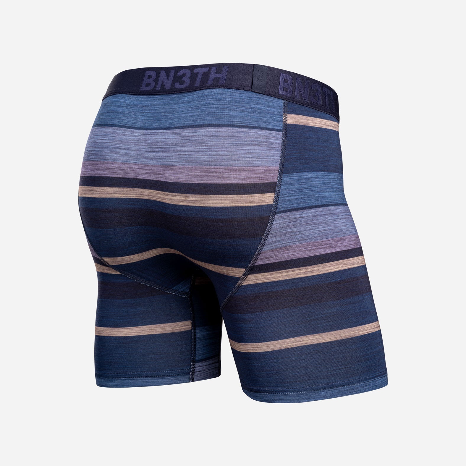 Classic Icon Boxer Brief: Thick Stripe - Navy | BN3TH Underwear