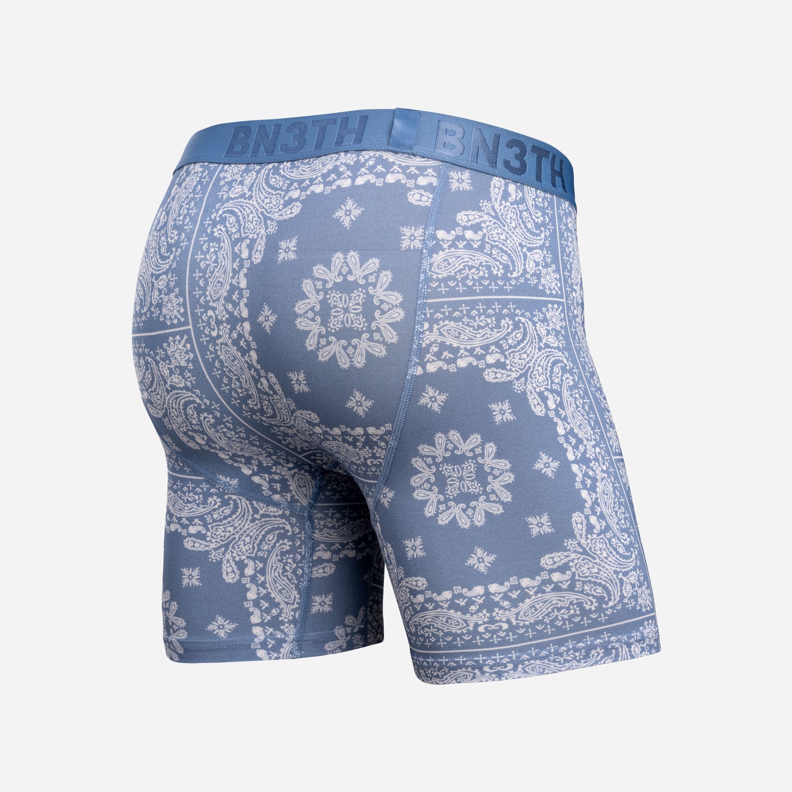 Classic Icon Boxer Brief: Bandana - Fog | BN3TH Underwear