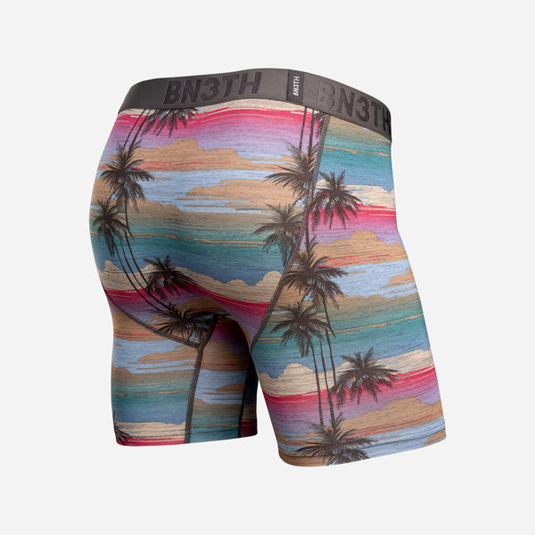 Classic Icon Boxer Brief: Palm Tree Horizon - Heather | BN3TH Underwear
