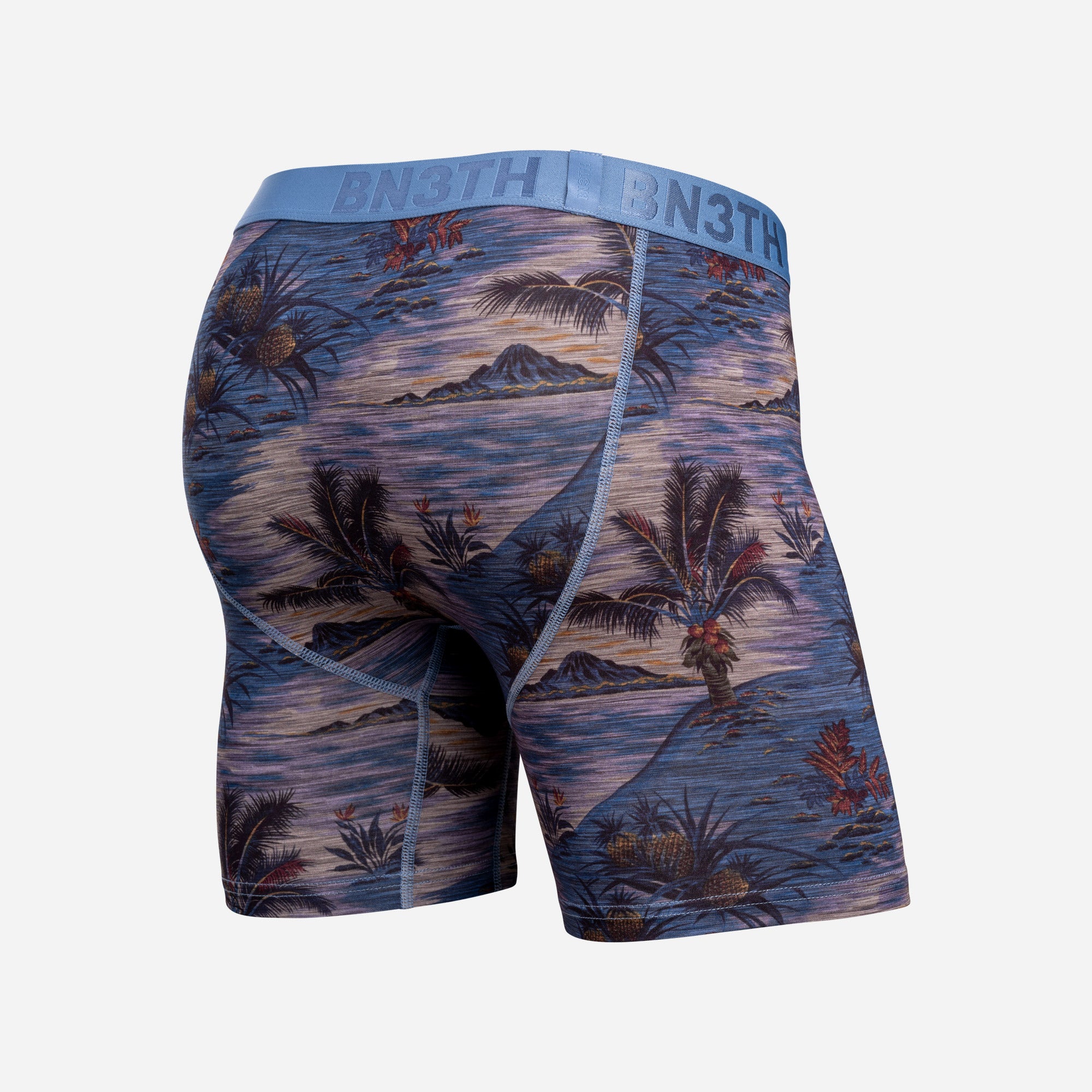 Classic Icon Boxer Brief: Vintage Tropics - Heather Fog | BN3TH Underwear
