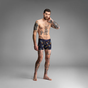Classic Icon Trunk Fly: Pineapple Ombre - Dark Navy | BN3TH Underwear