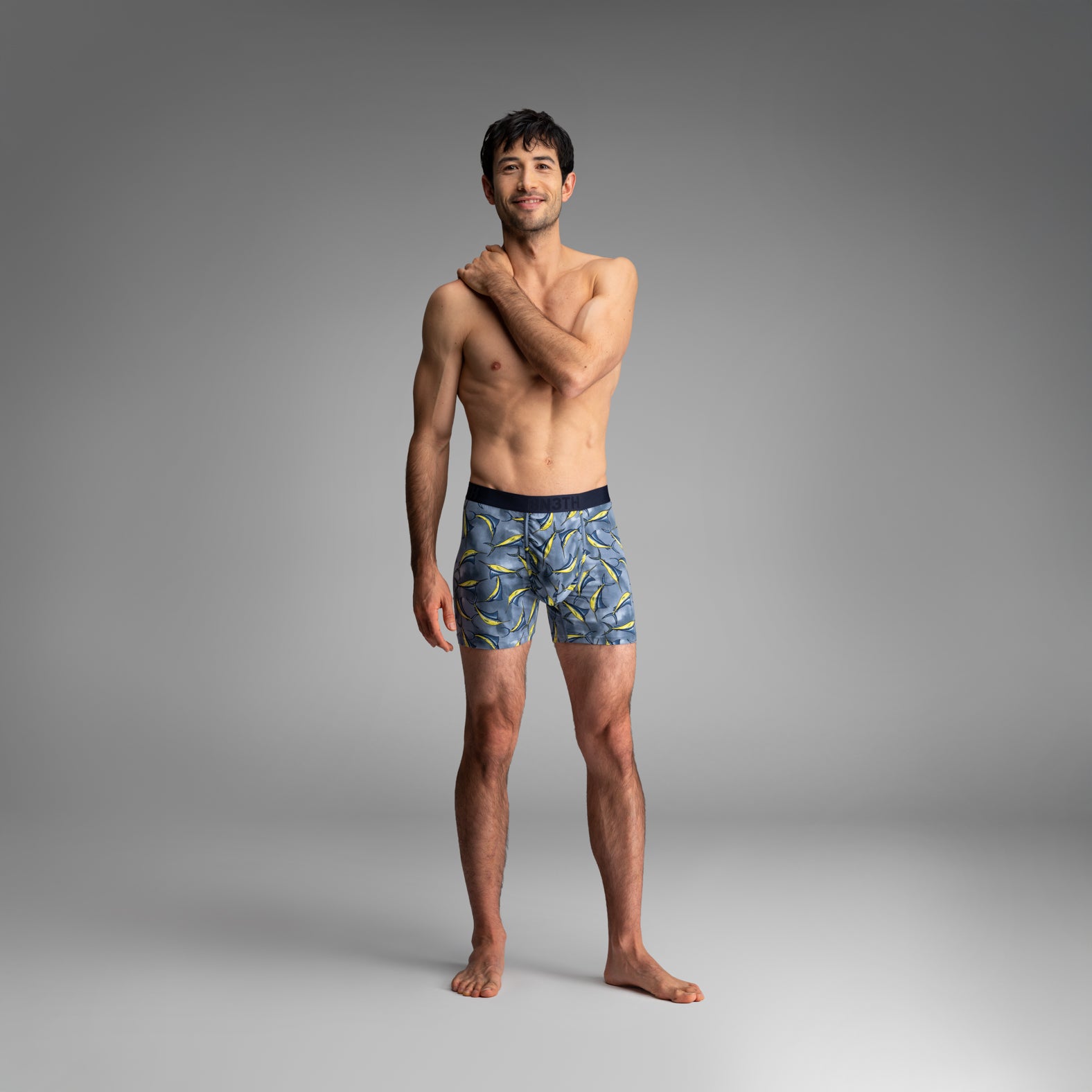 Essentials Boxer Brief: Deep Blue Strike - Mirage | BN3TH Underwear