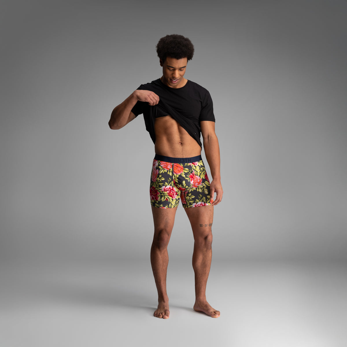 Essentials Boxer Brief: Nocturnal Bloom - Midnight – BN3TH.com