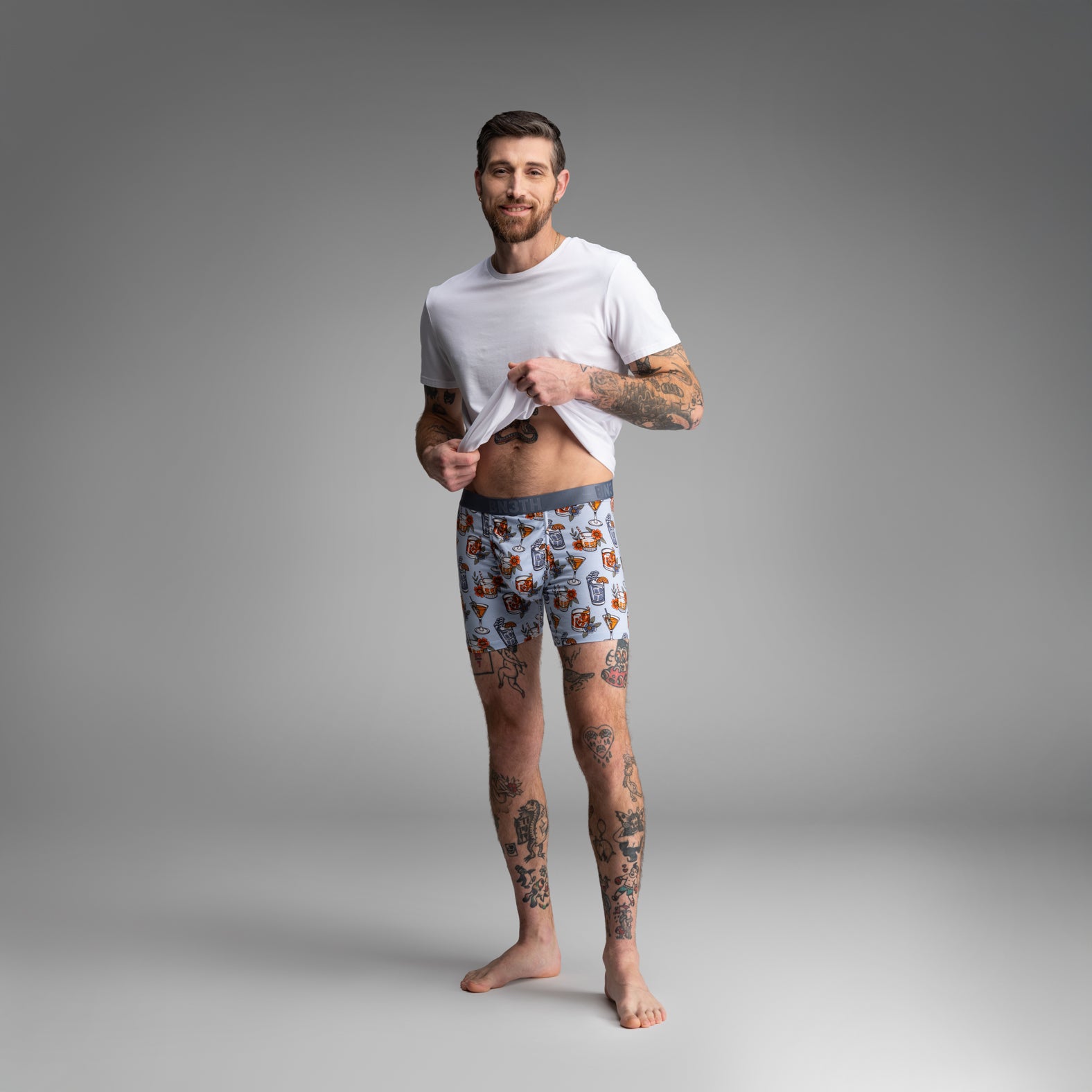 Essentials Boxer Brief: Prohibition - Blue | BN3TH Underwear