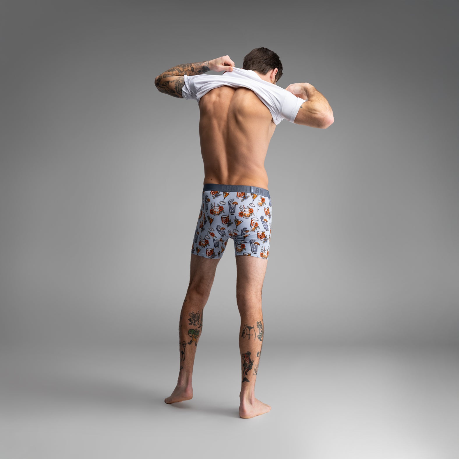 Essentials Boxer Brief: Prohibition - Blue | BN3TH Underwear