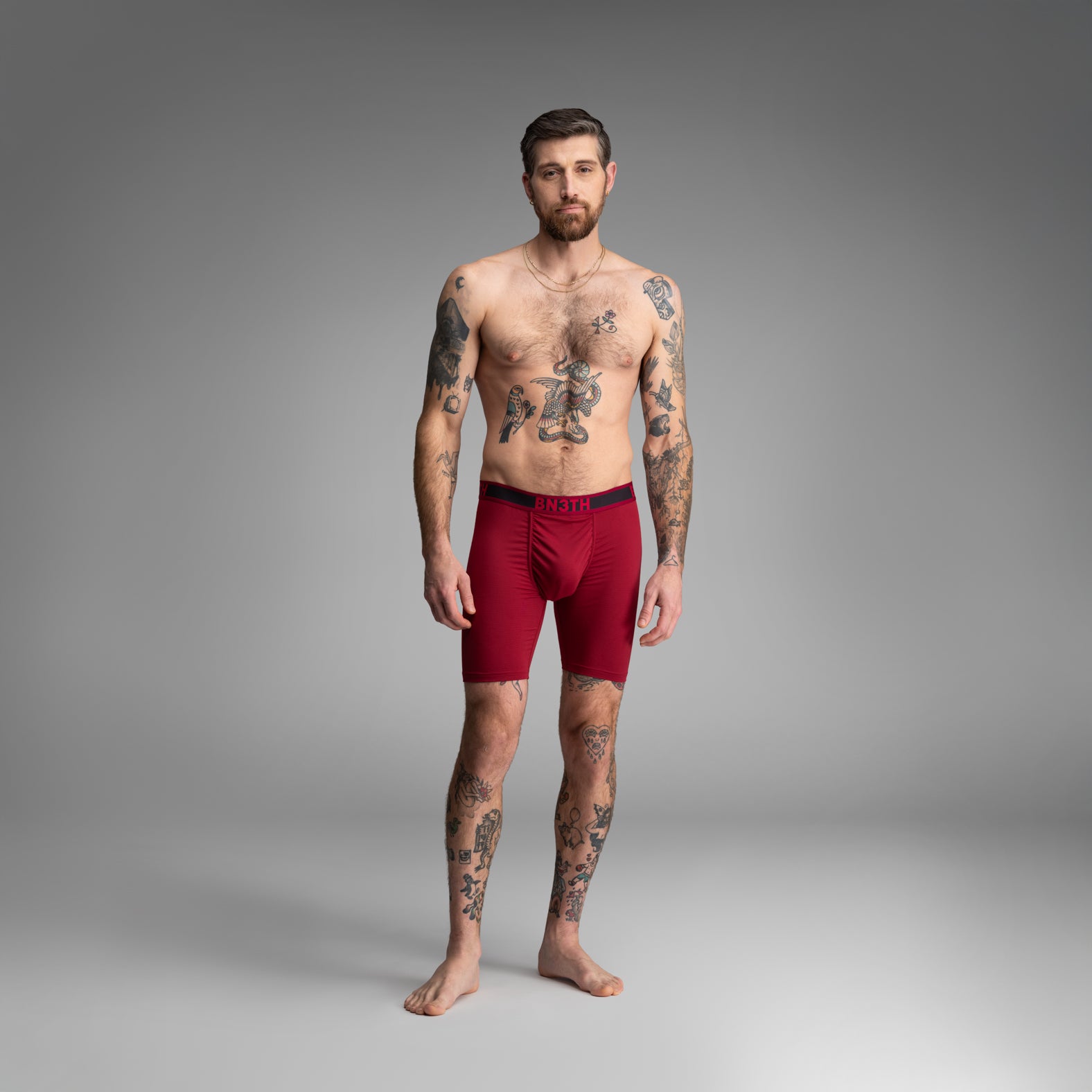 Pro Flex Max Boxer Brief: Beet Red | BN3TH Underwear