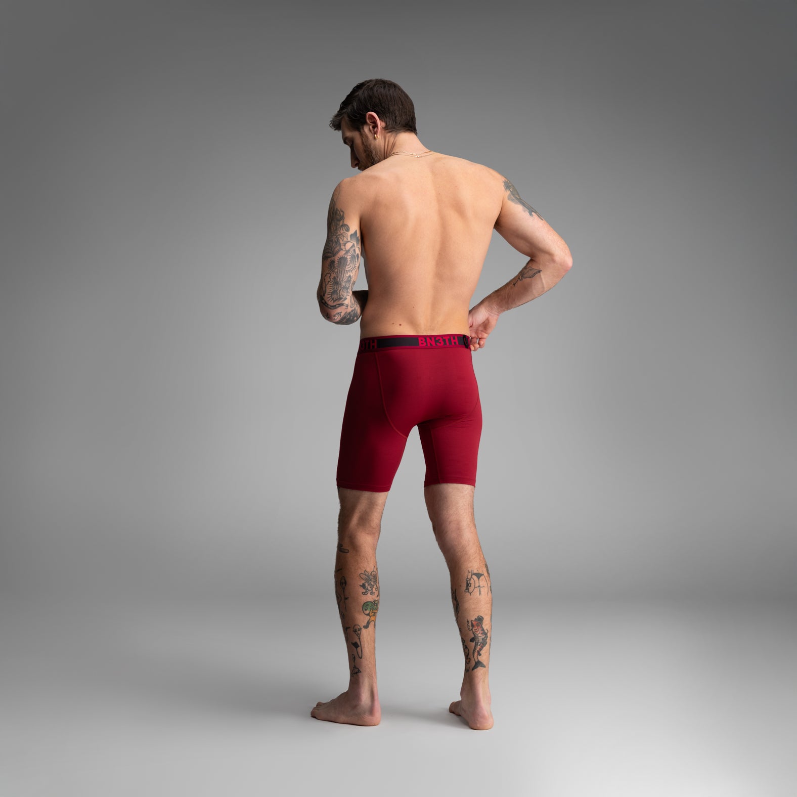 Pro Flex Max Boxer Brief: Beet Red | BN3TH Underwear