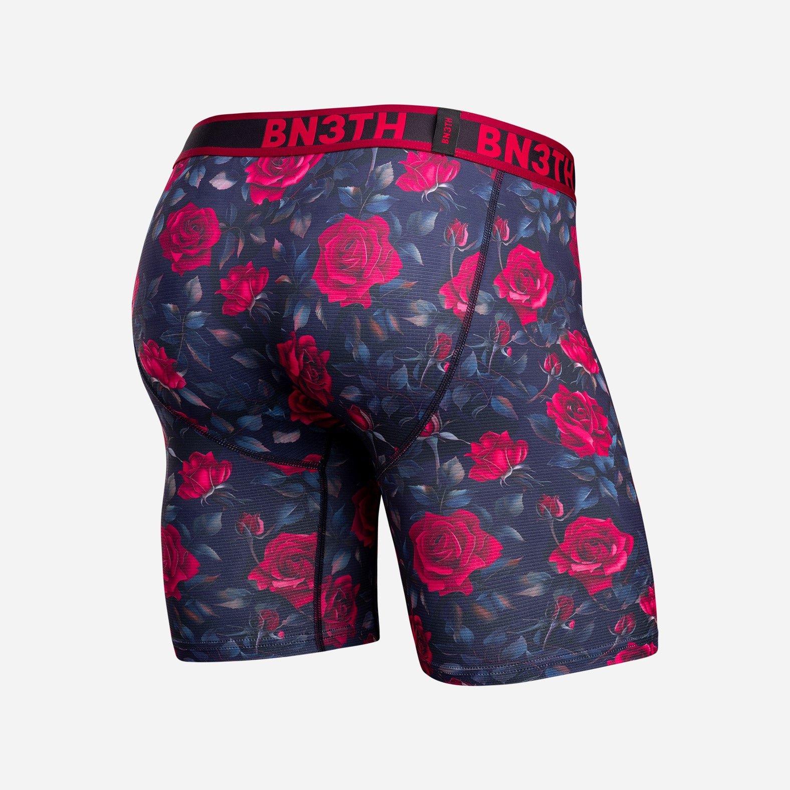 Pro Flex Max Boxer Brief: Roses-Dark Navy | BN3TH Underwear