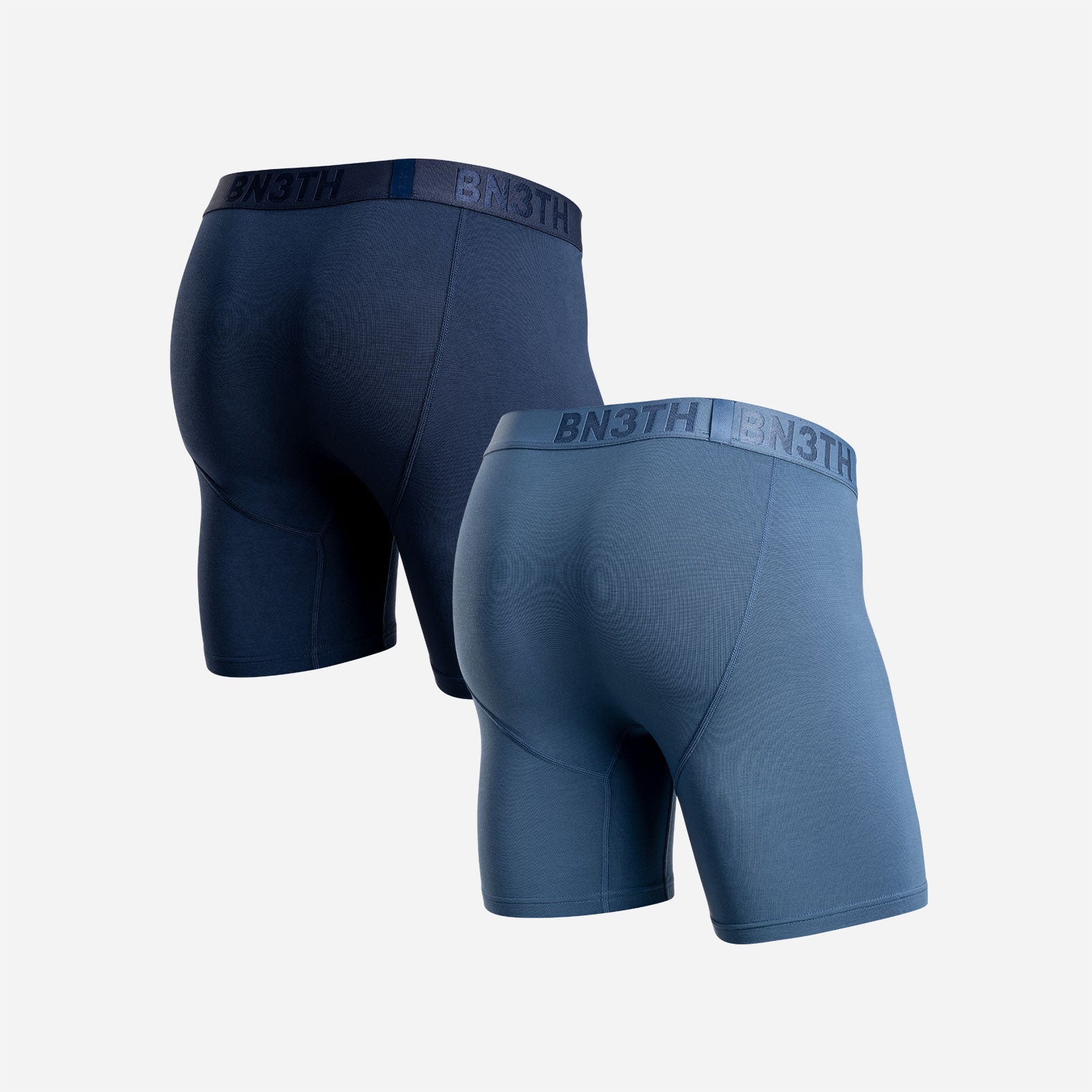 Classic Icon Boxer Brief: Fog/Navy 2 Pack | BN3TH Underwear