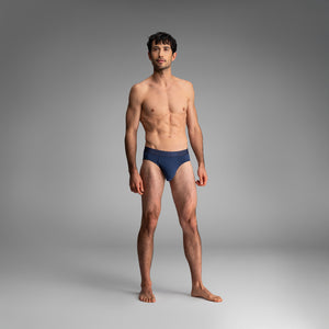 Classic Icon Brief With Fly: Navy