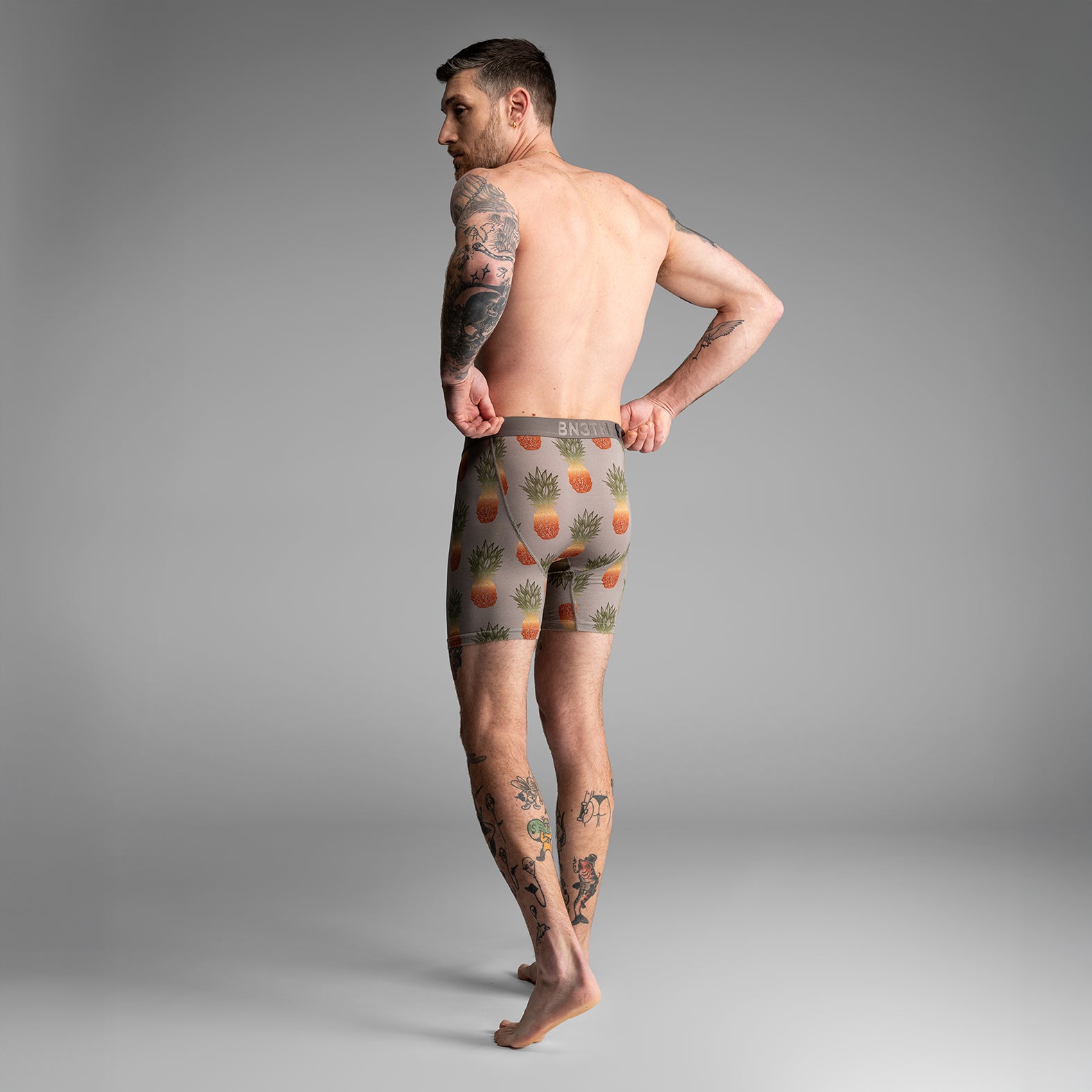 Classic Boxer Brief With Fly  Pineapple Fade Cloudburstfrom BN3TH Underwear