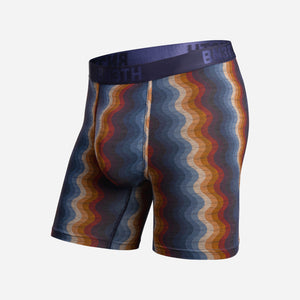 Classic Boxer Brief With Fly  Retro Wave Blackfrom BN3TH Underwear