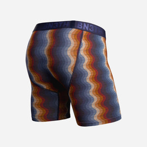 Classic Boxer Brief With Fly  Retro Wave Blackfrom BN3TH Underwear