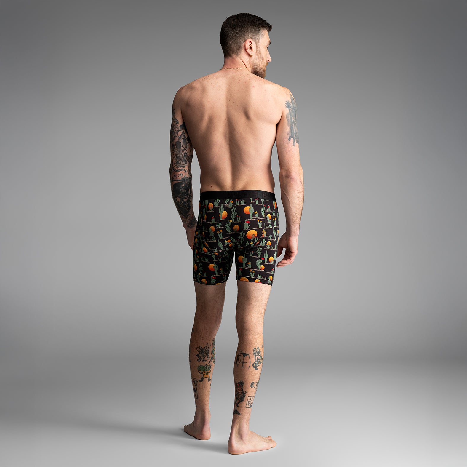 Classic Boxer Brief Cacti Blackfrom BN3TH Underwear