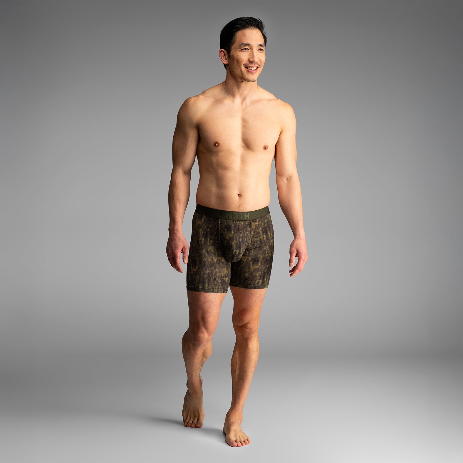Classic Icon Boxer Brief  Forest Camo Bronzefrom BN3TH Underwear