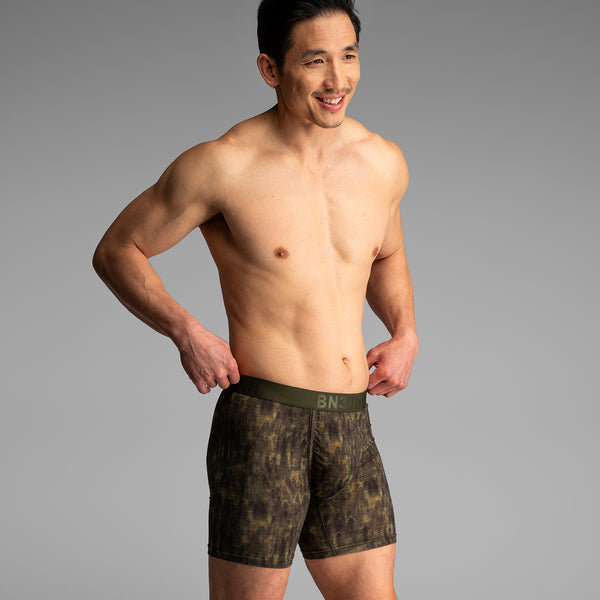 Classic Icon Boxer Brief  Forest Camo Bronzefrom BN3TH Underwear