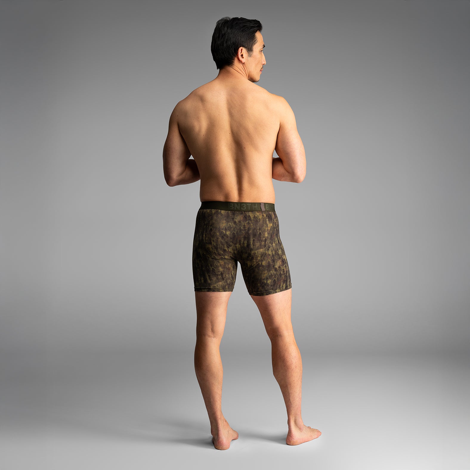Classic Icon Boxer Brief  Forest Camo Bronzefrom BN3TH Underwear