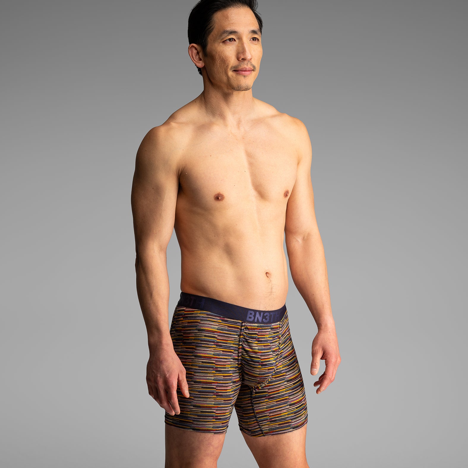 Classic Icon Boxer Brief : Fuzzy Stripe Sand
