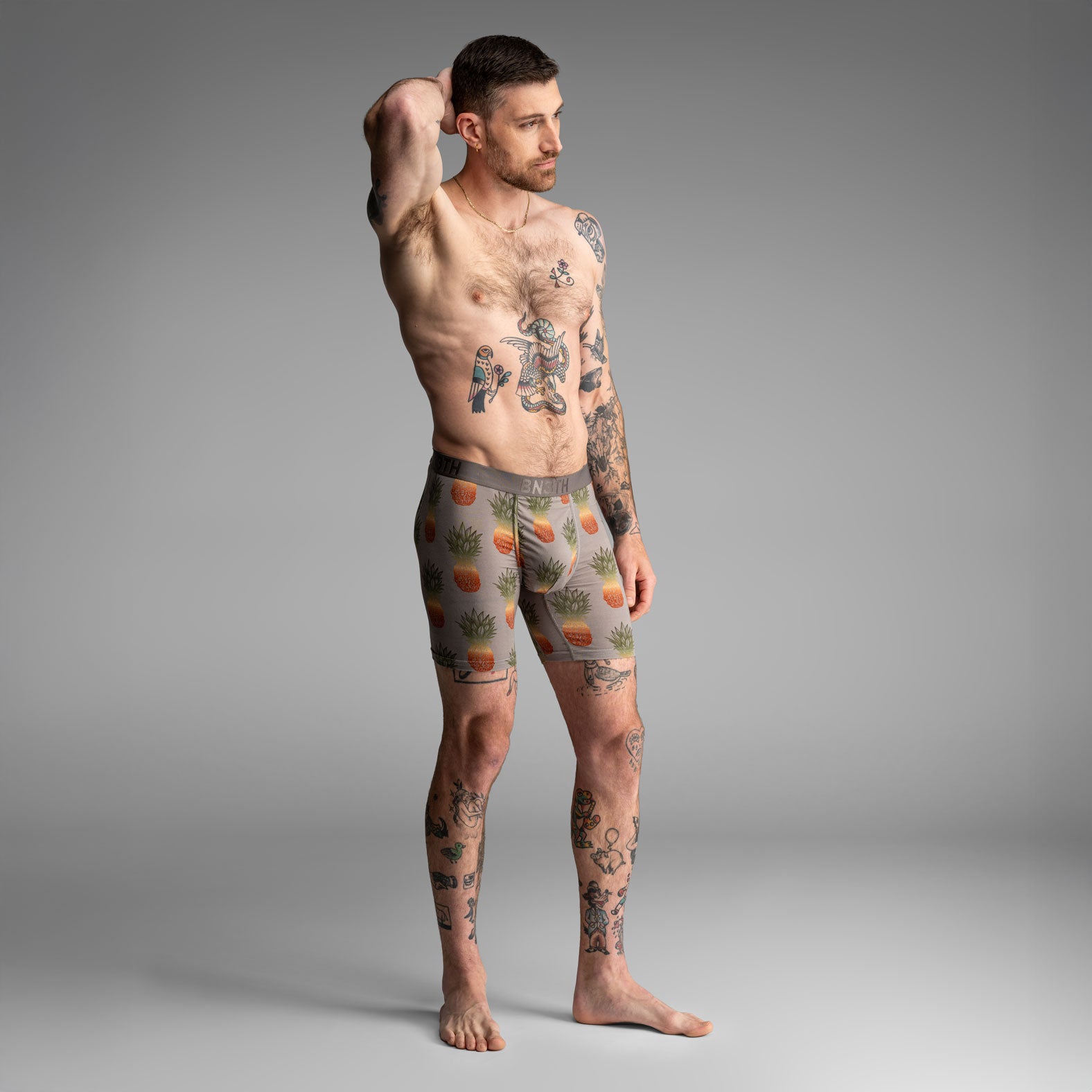 Classic Boxer Brief Pineapple Fade Cloudburstfrom BN3TH Underwear