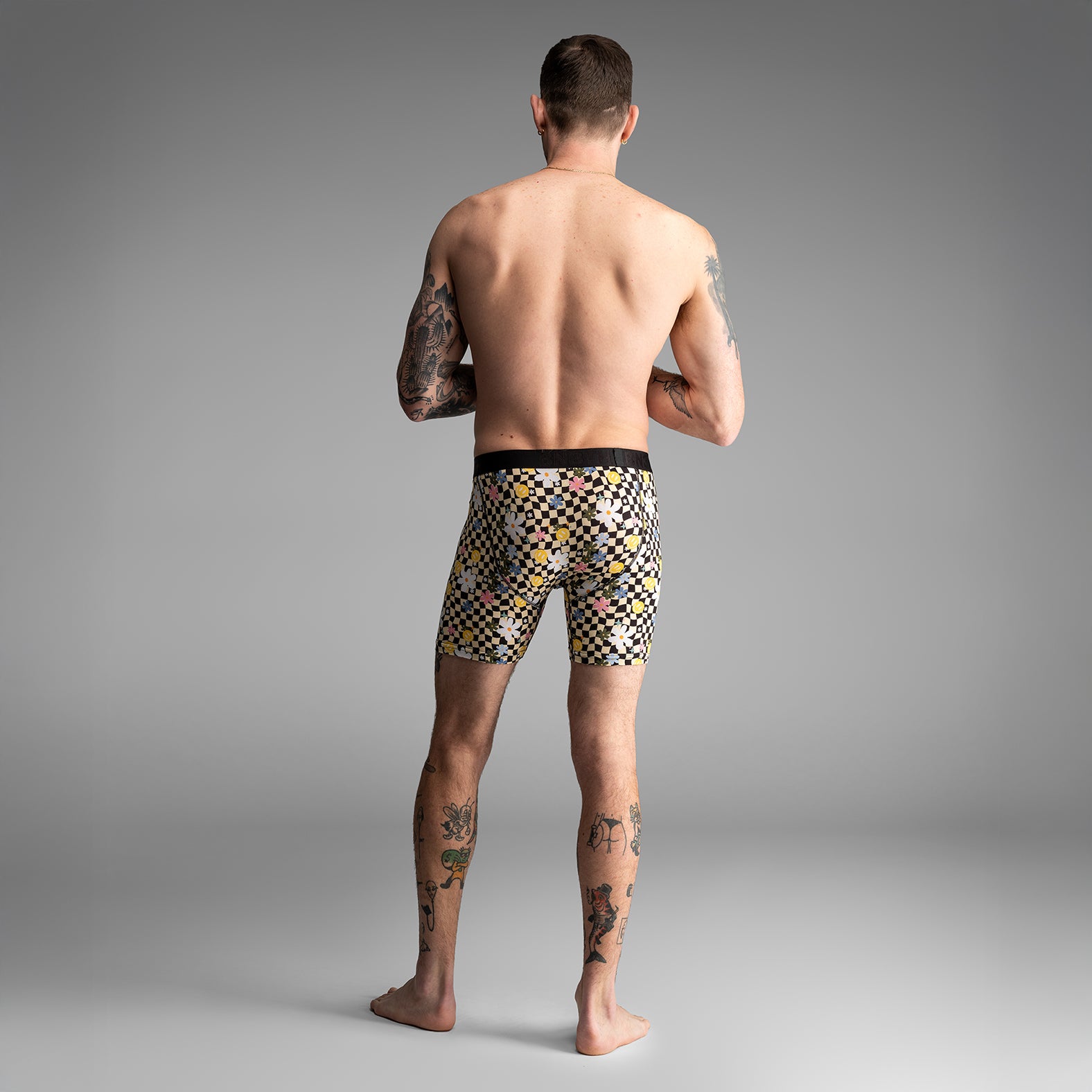 Classic Boxer Brief Psychodelic Floral Sandfrom BN3TH Underwear