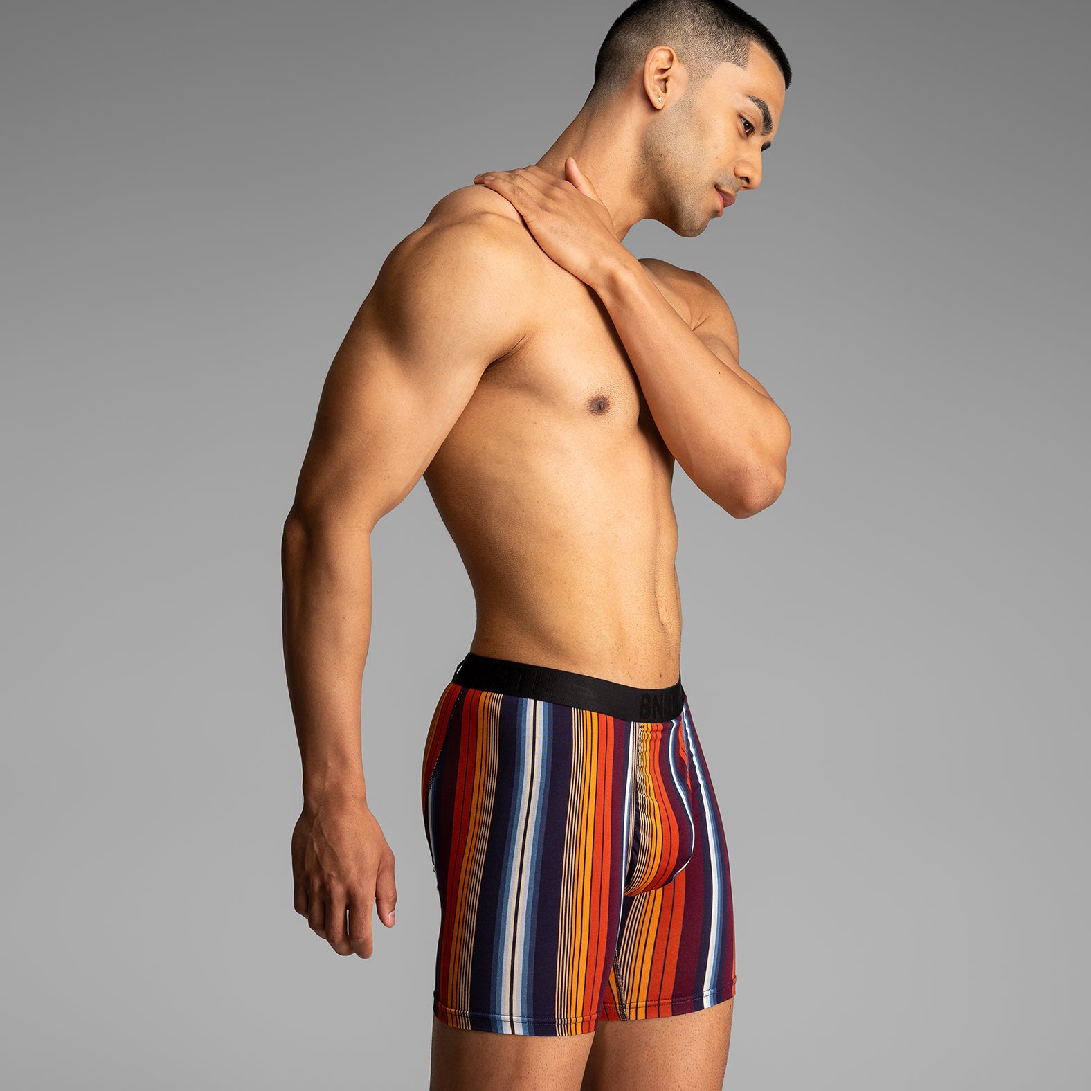 Classic Icon Boxer Brief  Western Stripe Dark Navyfrom BN3TH Underwear