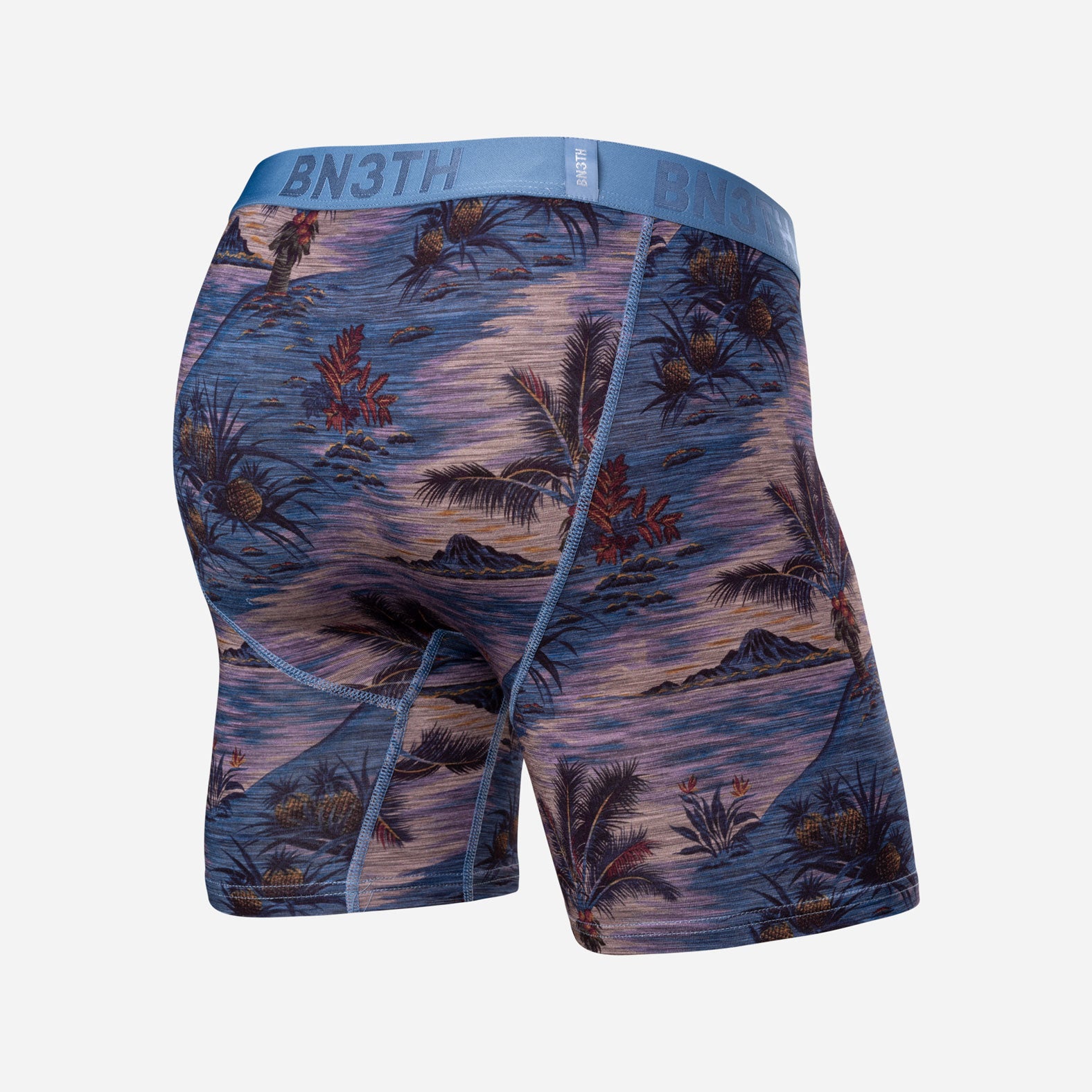 Classic Icon Boxer Brief With Fly : Vintage Tropics - Heather Fog from BN3TH Underwear