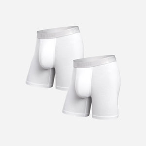 Classic Essentials Boxer Brief  White 2 Packfrom BN3TH Underwear