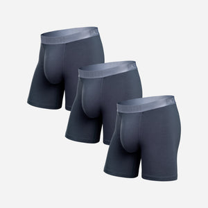 Essentials Boxer Brief : Midnight Navy 3 Pack