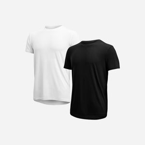 Essentials Crew T-Shirt : Black / White 2 Pack