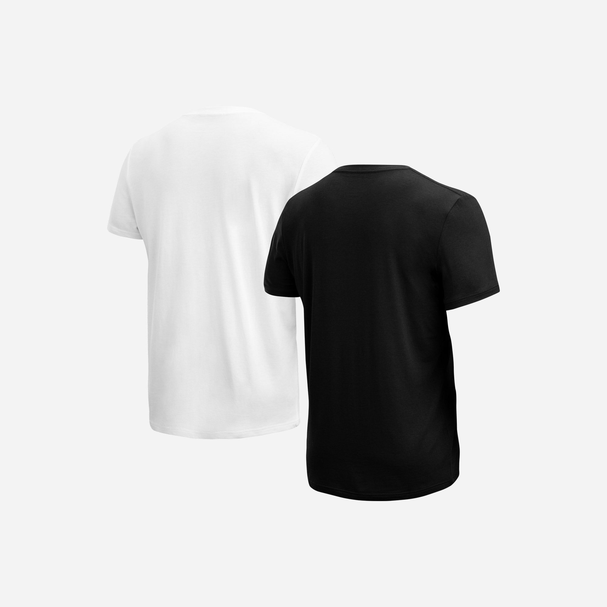 Essentials Crew T-Shirt : Black / White 2 Pack